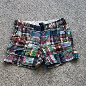 J. Crew Madras Plaid Women's Shorts